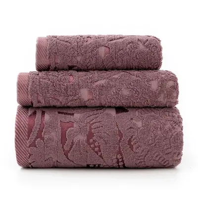 Jacquard-Baumwoll-Handtuchgarnitur, saugfähig, reine Baumwolle - 8