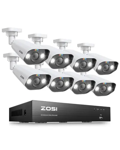 Zhoushi HD POE iç ve dış mekan kamera seti - 8