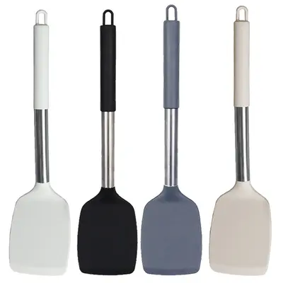 Sınır ötesi silikon spatula ve çorba kaşığı 15 parçalı set, yapışmaz silikon spatula, yüksek sıcaklığa dayanıklı ev tipi silikon mutfak gereçleri seti toptan satış - 11