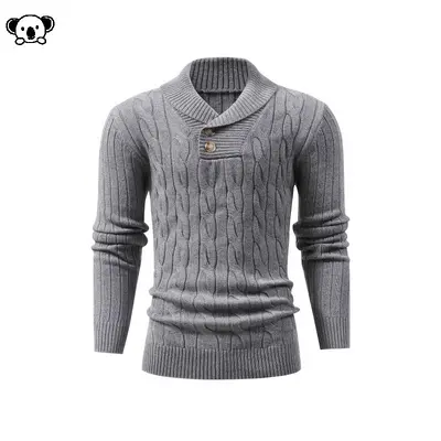 D 54395 Herren Slim Fit Strickpullover - 12