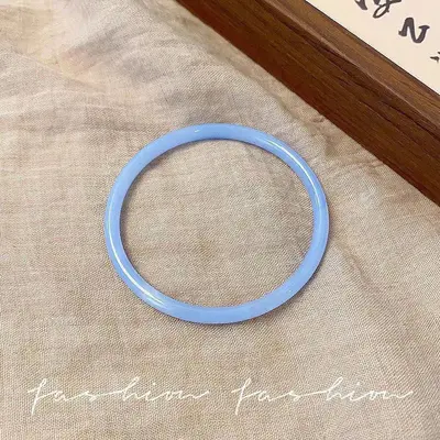 Chinesischer Glaspanzer für Frauen, cool und elegant, luxuriöses Gefühl, Klingel-Armband, feiner runder Stab, verschönert die Haut, Handaccessoire, Qixi-Festivalgeschenk. - 13