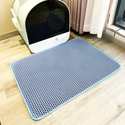 双层eva加厚猫砂垫防带出高效滤控砂垫防水防滑eva宠物猫垫子厂家 - 13