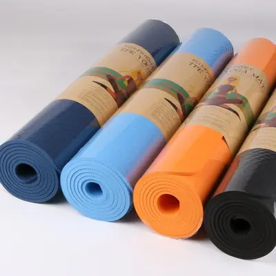 Yoga matı TPE, 183x80x0.8cm, kalın, tek renkli, başlangıç