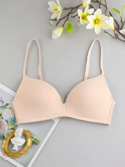 Wireless One-Piece Cup Bra, Breathable - 8