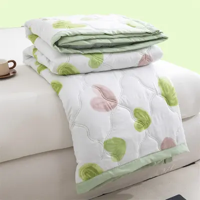 Air conditioning comforter summer cooling quilt machine washable summer single and double 2025 new summer student dormitory thin quilt cross-border - 10