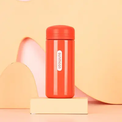 304 paslanmaz çelik taşınabilir termos bardak, 300 ml - 10