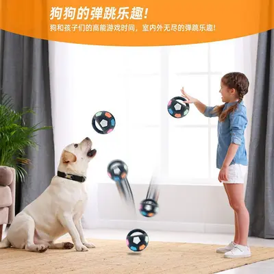 Dog toy balls, tennis and soccer, elastic rubber - 3