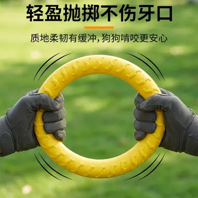 EVA发泡耐咬狗狗玩具 狗狗自嗨解闷宠物球户外互动小狗飞盘狗拉环