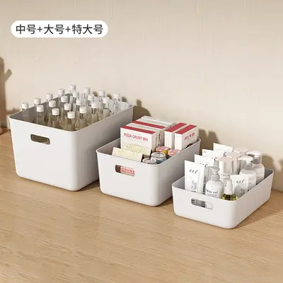 Desktop storage organizer box for snacks and cosmetics - 11