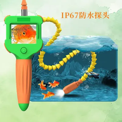Children's endoscope, HD 1 megapixel, 2.4 inch screen, handheld