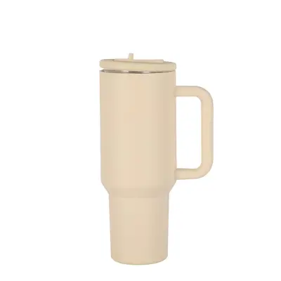 40oz Handle Car Cup, Large Capacity Stainless Steel Thermos for Outdoor Use - 12