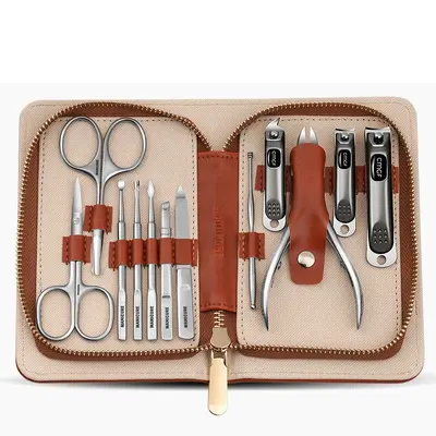 Nail scissor set with pedicure tools