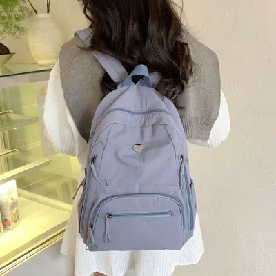 Damen-Rucksack aus Fallschirm-Nylon, wasserdicht, leicht