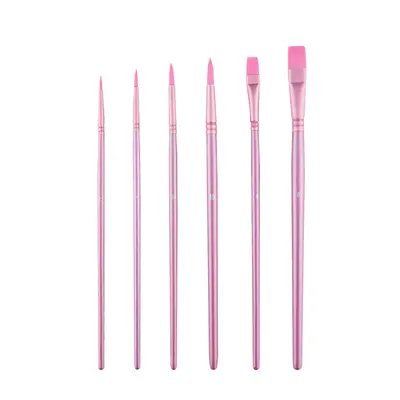 Nylon Pinselset mehrere Größen Kunstmalerei - 9