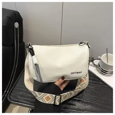 Minimalist Small Handbag Bags 2025 New Model Shoulder Bag Versatile Premium Wide Shoulder Strap Single Shoulder Crossbody Bag Minimalist Versatile - 5