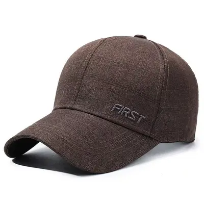 Autumn New Style Men's Hats Korean Fashion Letter Baseball Caps Outdoor Casual Sun Protection UV Block Duck Bill Caps