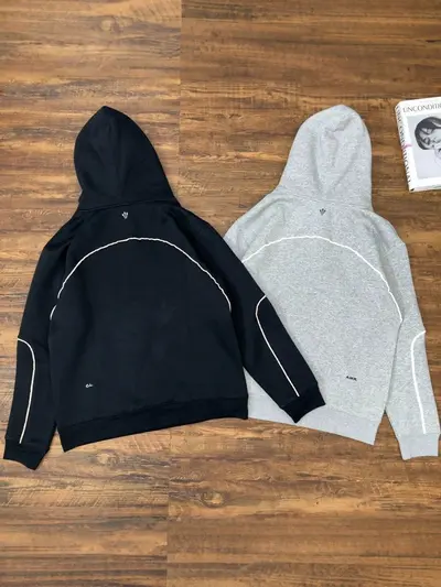 Erkek polar spor takımı, geniş bacak, reflektörlü şerit