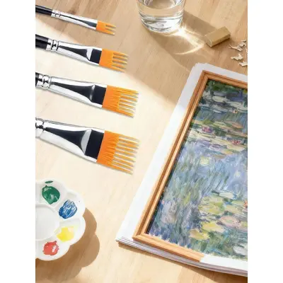 Ressam fırçası seti, su rengi, yağlı boya, akrilik, çeşitli boylar