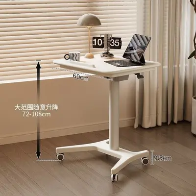 Foldable Height-Adjustable Computer Desk for Dormitories and Small Apartments - 9