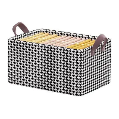 Aufbewahrungsbox mit Stahlrahmen, faltbare Aufbewahrungsbox für Zuhause, Kleiderschrank-Schubladentyp staubdichte Organizer-Box, Hosen-Aufbewahrungskorb