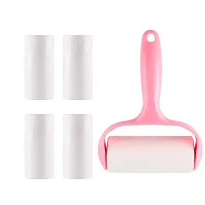 Removable lint roller with dust removal paper set - 6