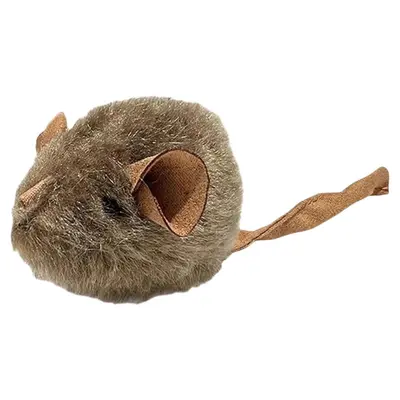 Simulated Mouse Cat Toy with Sound and Teaser Wand - 6