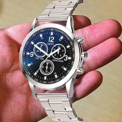 Yeni Moda İş Kemer Saati Erkek Öğrenci Cenevre Kuvars Saat Erkek Saati Toptan Satış