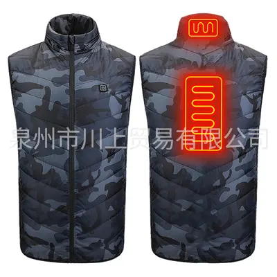 Smart USB Heated Vest with Nine Heating Zones and Graphene Heating - 10