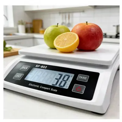 SF802 Handelswaage Küchenwaage 30kg Edelstahl digitale Waage Kitchenscale Backwaage elektronische Tischwaage