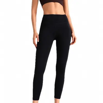 Hochtaillierte Lulu-Yogahose mit Taschen, Po-Lifting, elastisch - 6