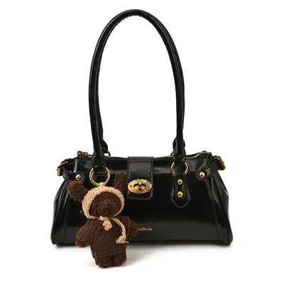 Women's Small Underarm Bag, Retro Design, Single Shoulder Strap - 7