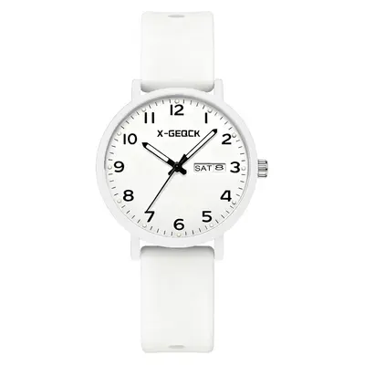 Exam watch quartz time-only display luminous