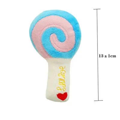 Plush Dog Toy, Chew-Resistant Ball with Rope and Squeaker for French Bulldogs - 7