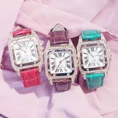 Damen-Quarzuhr Armband 2er Set - 12