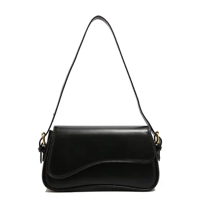 Women's Flip-Cover Magnetic Snap Single-Shoulder Bag, Crossbody Strap - 6