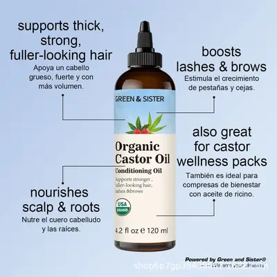 Organic Castor Oil Hair Care, Moisturizing