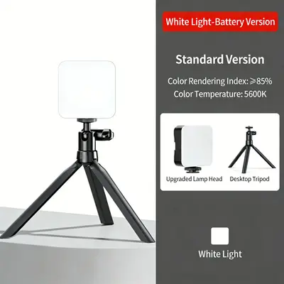 Akıllı Telefon Selfie Canlı Yayın Dolgu Işığı RGB Taşınabilir Kamera Fotoğraf Video Güzellik LED Tofu Cep Işık Lambası - 10