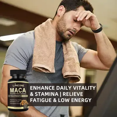 Maca Capsules Sports Nutrition Supplement, 60 Capsules