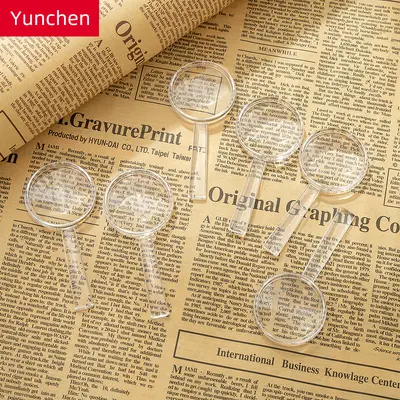 40 mm Handheld Children's Magnifier, Transparent Acrylic, HD