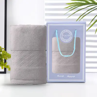 Havlu banyo havlusu 3'lü set, hediye kutusu - 11