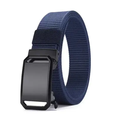 [Durable throughout ten years] Nylon tactical belt classic men's belt automatic buckle work versatile canvas pants work wear - 11