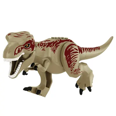 Small Particle Building Block Dinosaur Model Set for Boys, Educational Toy, T-Rex - 5