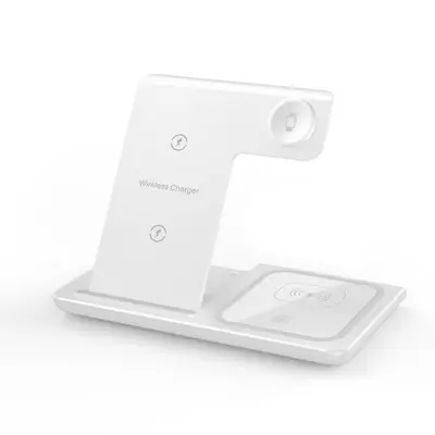 Neues 3-in-1 kabelloses Ladegerät für Apple Android Smartphones 15W Aufrecht Faltbar Kabelloses Ladegerät Ständer