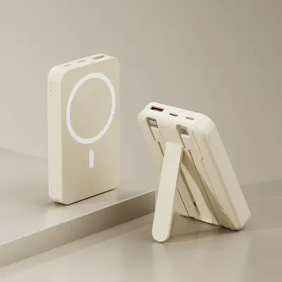 New model built-in cable holder magnetic wireless power bank 20000mah large capacity super fast charging mobile power source - 9