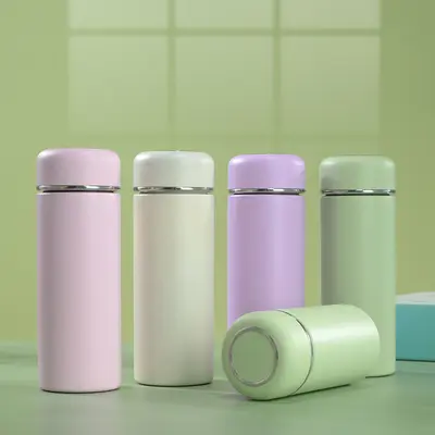 Mini termos bardak, 316 paslanmaz çelik, küçük hacimli, taşınabilir - 4