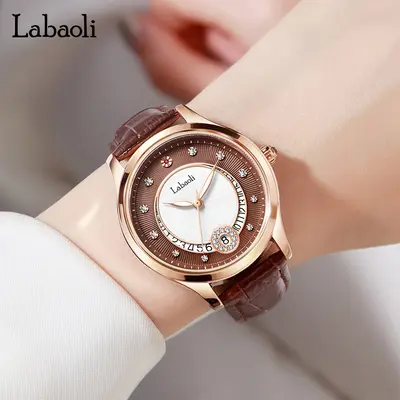 Labaoli mechanical women's watch, waterproof butterfly buckle - 4
