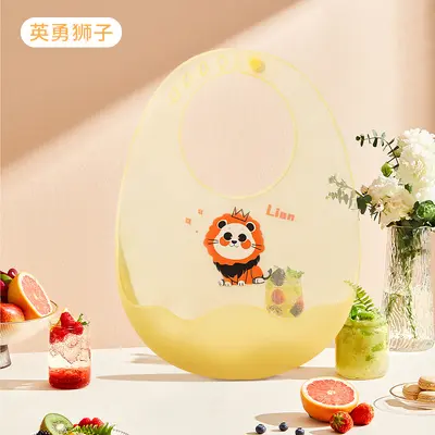 Ultra-Thin Waterproof Silicone Baby Bib, Soft and Lightweight - 7