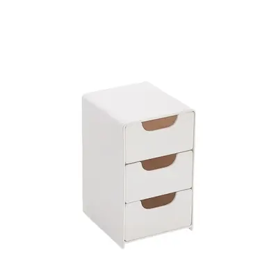 Mini masaüstü depolama kutusu, çekmeceli, kozmetik ve mücevher - 6