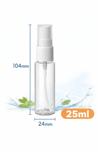 Lagerbestand transparente PET-Sprühflasche zum Umfüllen, tragbare Kunststoffflasche 100ml Sprühflasche, Alkoholsprüher, Verpackungs-Leerflaschen - 12