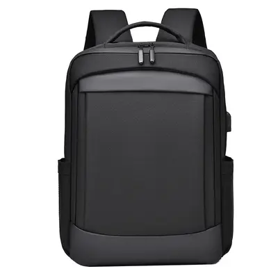 Cross-border trend men's backpack daily fashion 15.6 inch laptop business backpack simple backpack - 6